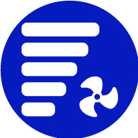 Distintas velocidades de ventilación