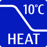 Funcionamiento de CALOR a 10°C