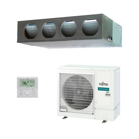 Aire acondicionado 1x1 Fujitsu ACY100K-KA ECO split conducto Inverter media presión - 3NGF89145 Aire acondicionado 1x1 Fujitsu ACY100K-KA ECO split conducto Inverter media presión - 3NGF89145