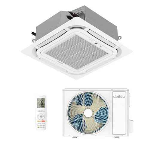 Aire acondicionado 1x1 Daitsu Atlas II split cassette Inverter AUD42K-DBS