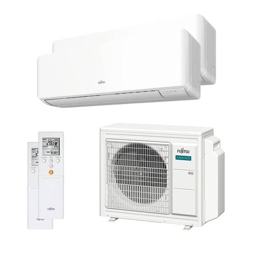 Aire acondicionado multisplit 2x1 Fujitsu ASY4020U11MI-KM (W) con Wi-Fi incluido