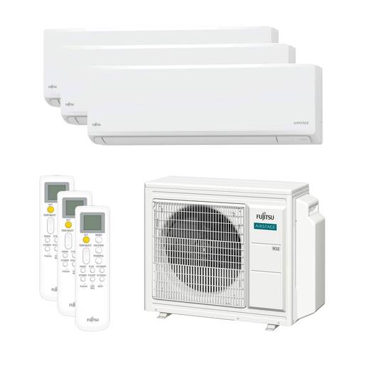 Aire acondicionado multisplit 3x1 Fujitsu ASY3520U3MI-KN (U. Ext. 71) con Wi-Fi incluido