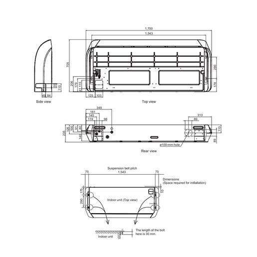 UI TECHO 3F ABY140-KR ABYG54KRTA