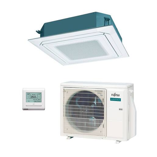 Aire acondicionado 1x1 Fujitsu AUY50-KR split cassette Inverter con flujo circular