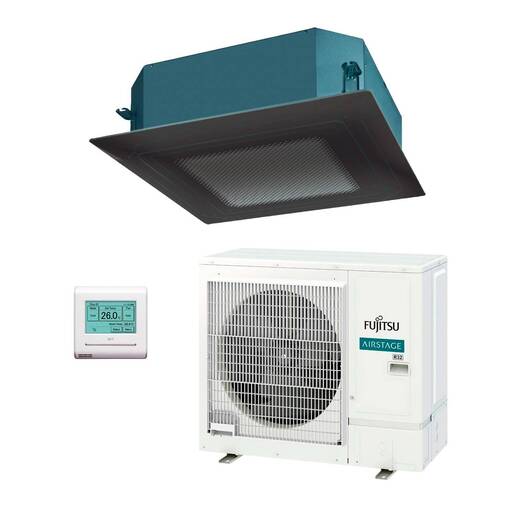 Aire acondicionado 1x1 Fujitsu AUY80-KR split cassette Inverter con flujo circular