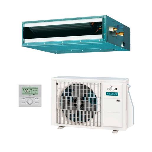 Aire acondicionado 1x1 Fujitsu ACY40K-KA split conducto Inverter slim