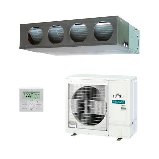 Aire acondicionado 1x1 Fujitsu ACY100-KM split conducto Inverter