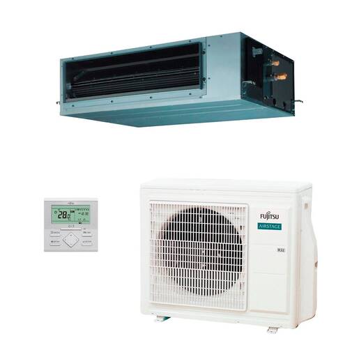Aire acondicionado 1x1 Fujitsu ACY71-KH split conducto Inverter alta presión