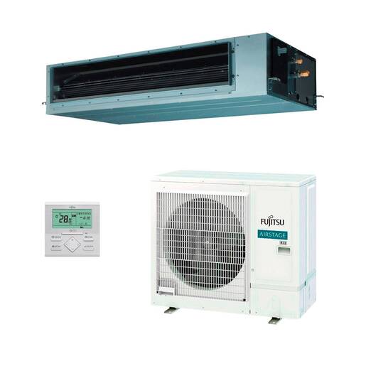 Aire acondicionado 1x1 Fujitsu ACY100-KH split conducto Inverter alta presión