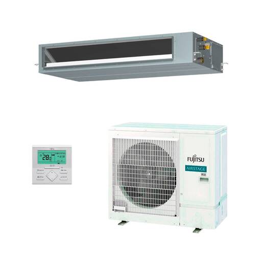 Aire acondicionado 1x1 Fujitsu ACY100T-KMT split conducto Inverter con bomba de condensados
