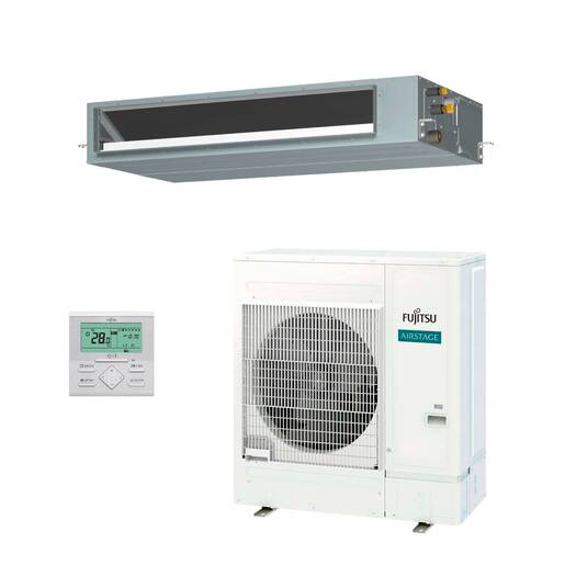 Aire acondicionado 1x1 Fujitsu ACY140T-KMT split conducto Inverter con bomba de condensados