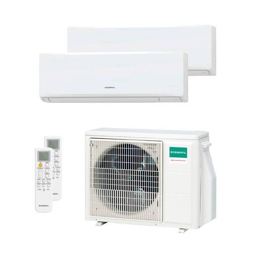 Aire acondicionado multisplit 2x1 General ASG12U2MI-KN (Ud. Ext. 18) con Wi-Fi incluido