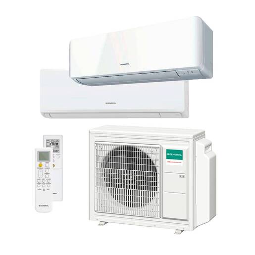 Aire acondicionado multisplit 2x1 General ASG1409U11MI-KN/M (Ud. Ext. 24) con Wi-Fi incluido