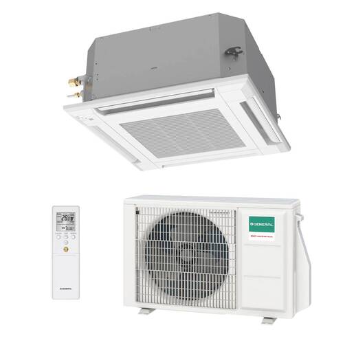 Aire acondicionado 1x1 General AUG12-KV split cassette compacto