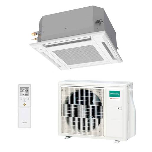 Aire acondicionado 1x1 General AUG18-KA split cassette Inverter