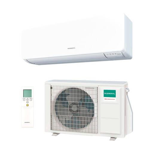 Aire acondicionado 1x1 General ASG14-KM split pared Inverter con Wi-Fi incluido